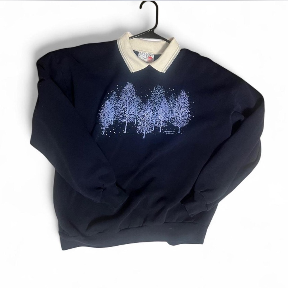 Navy Vintage Winter sweatshirt